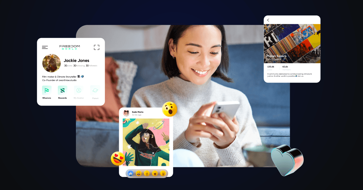 Stand Out in The Metaverse With Your Me Page & Social Feed