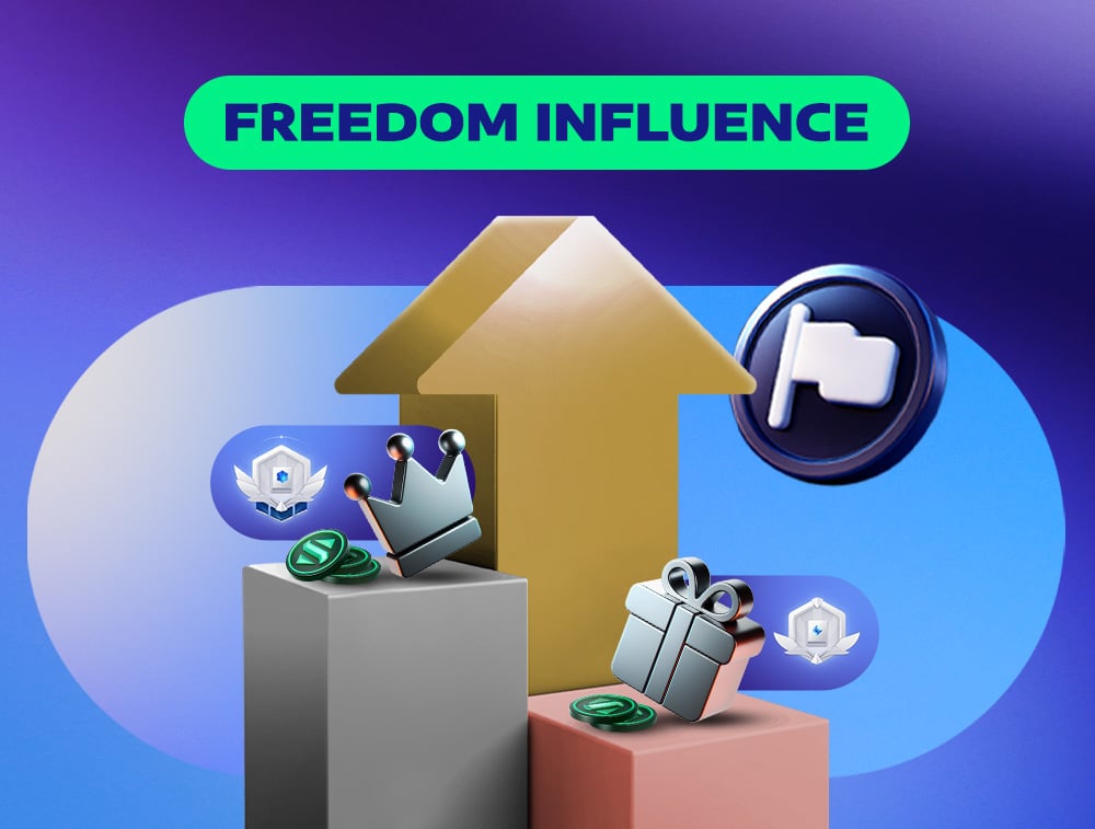 Freedom Influence Points, Freedom World app