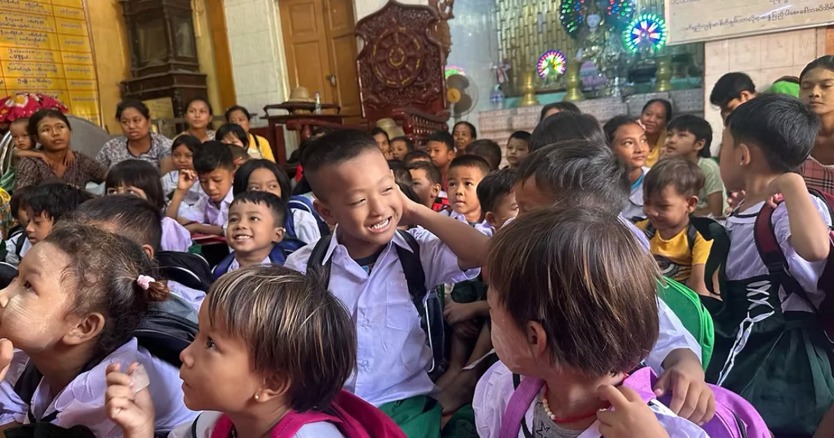 Photo of children in school
