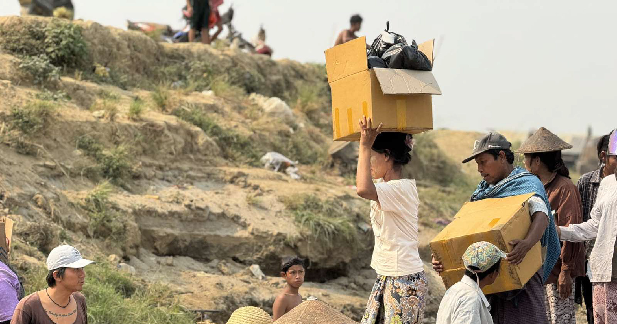 Displaced communities receiving aid with dignity after the 2025 Myanmar earthquake”