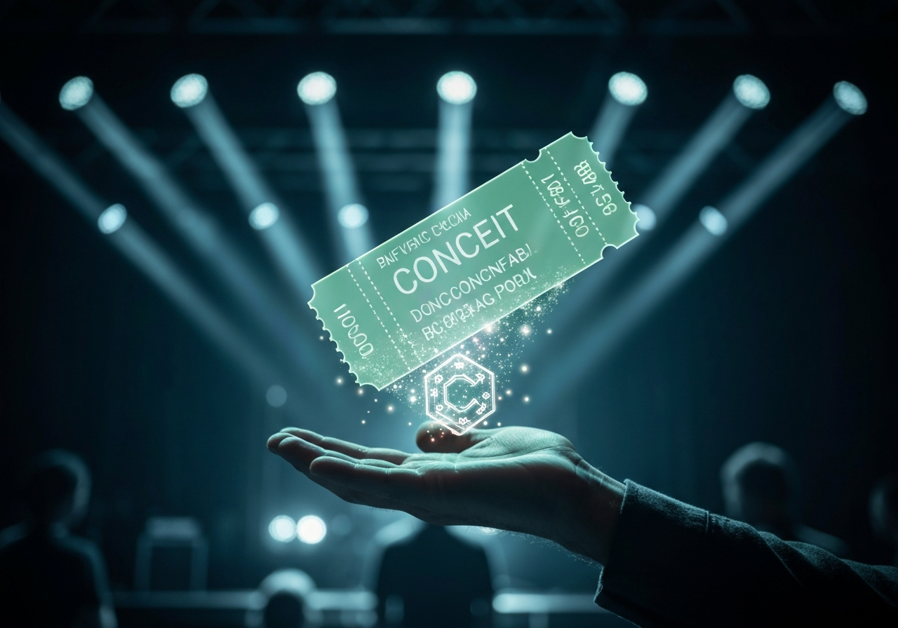 NFT ticket for a live event